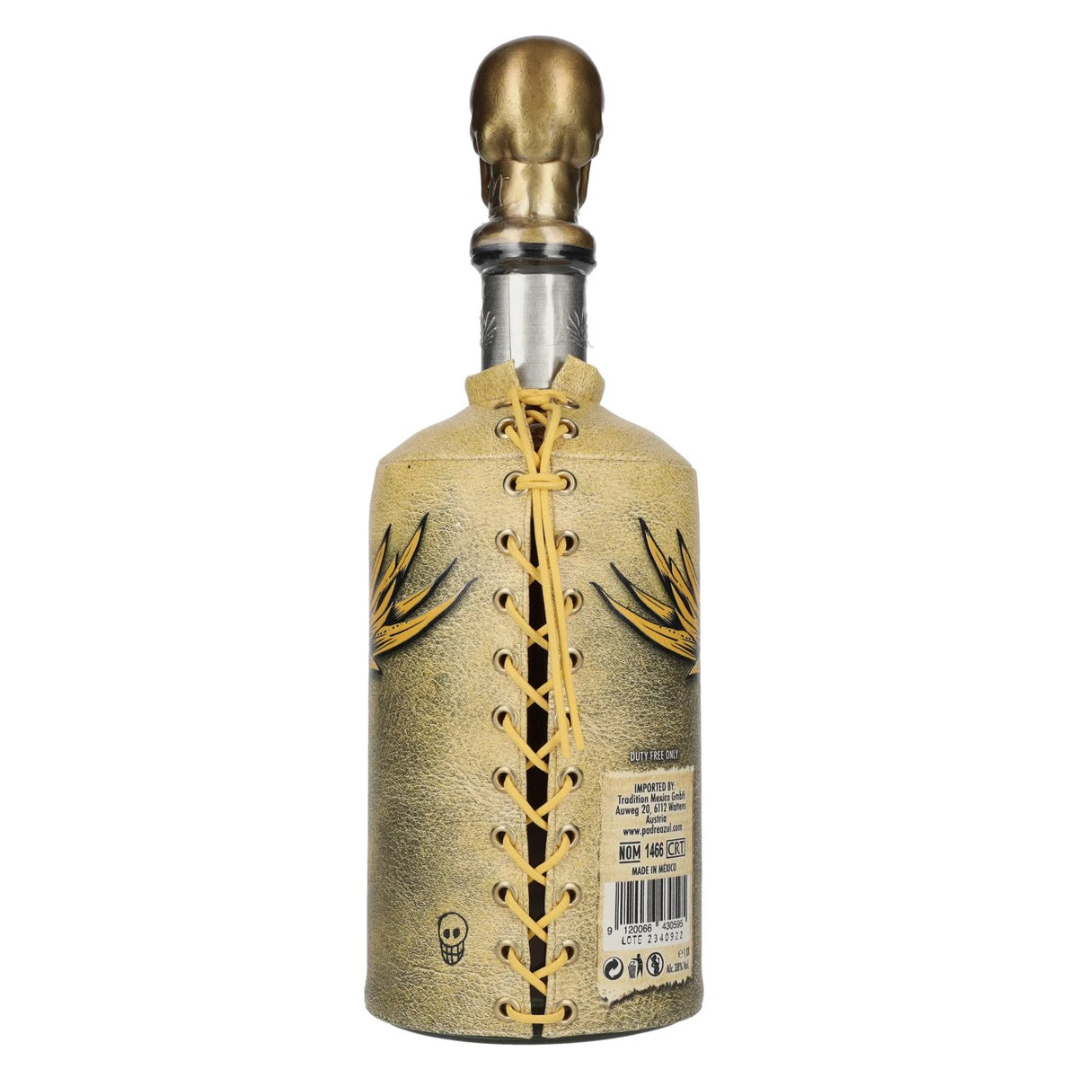 Padre Azul Super Premium Tequila Reposado 100% Agave 38% ABV 1 litre
