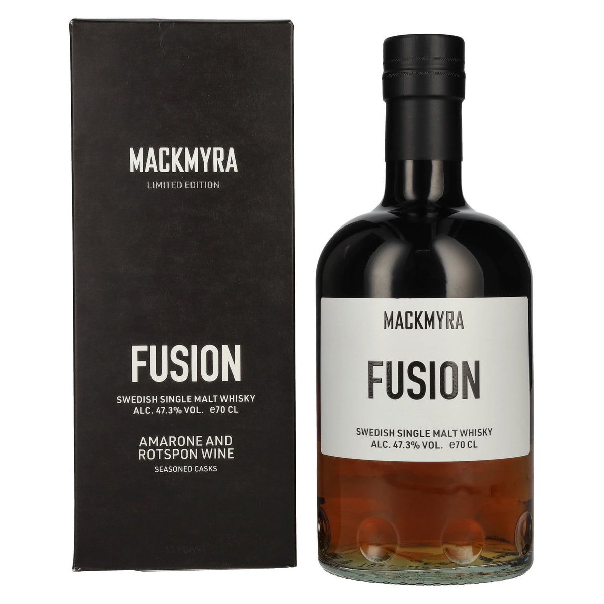 Mackmyra FUSION Swedish Single Malt Whisky Limited Edition 47,3% vol. 0,7l en boîte cadeau