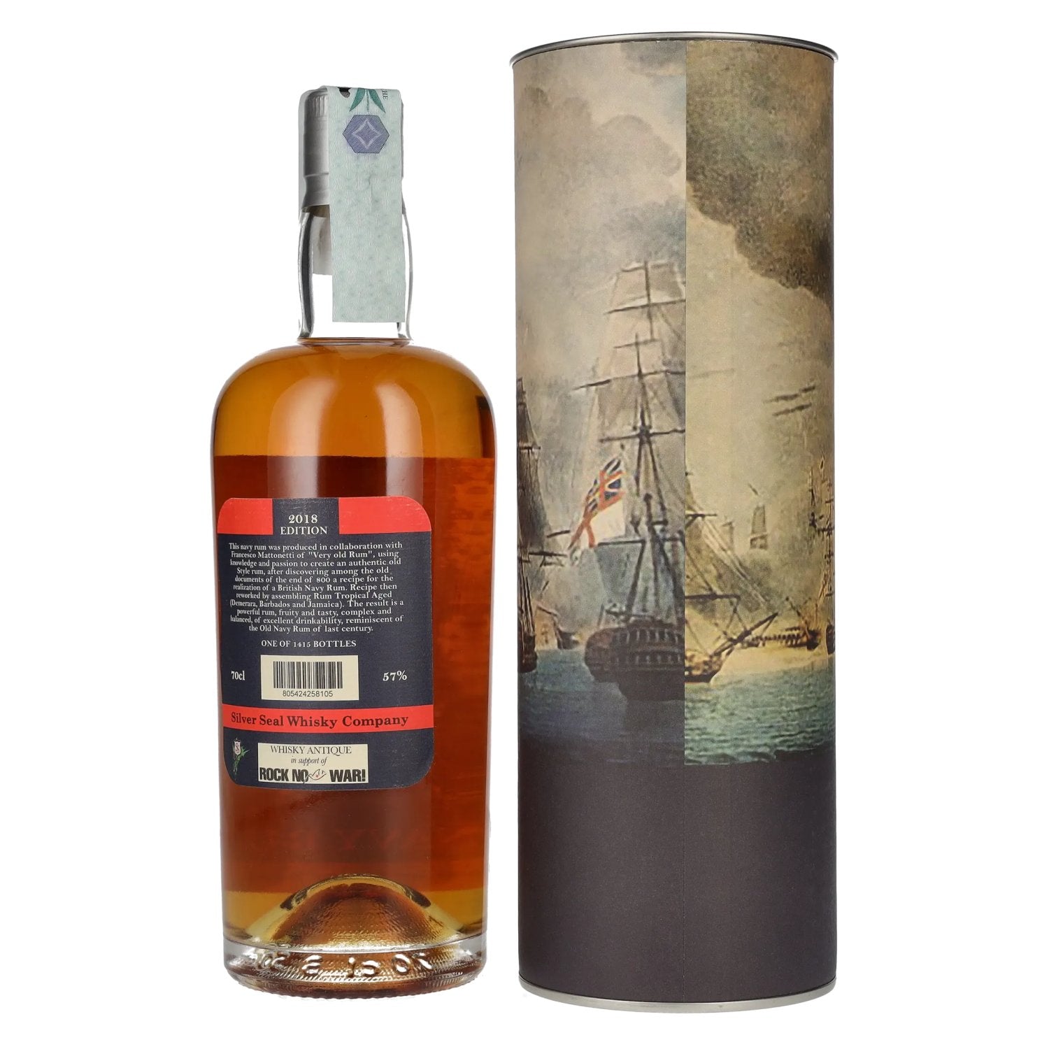 Silver Seal Old Navy Rum Edition 2018 57% Vol. 0.7l in gift box