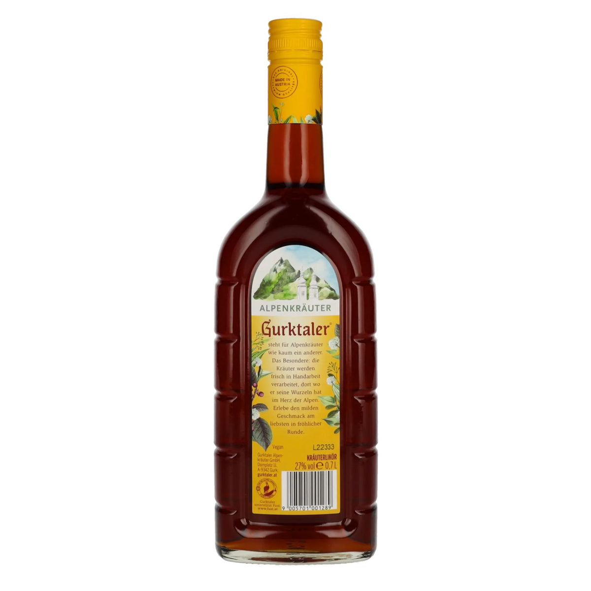Gurktaler Alpenkruiden 27% vol. 0,7 l