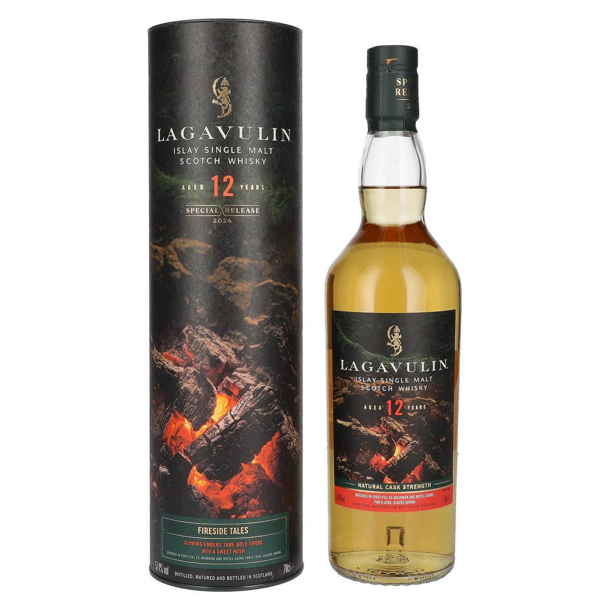 Lagavulin 12 Years Old Fireside Tales Single Malt Special Release 2024 57,4% Vol. 0,7l in Geschenkbox