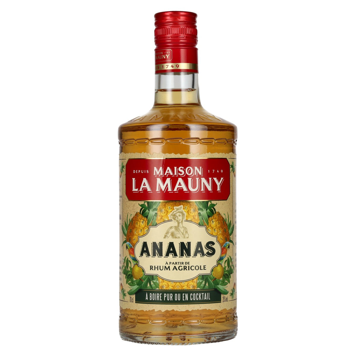 La Mauny ANANAS Rhum agricole 25 % vol. 0,7 l