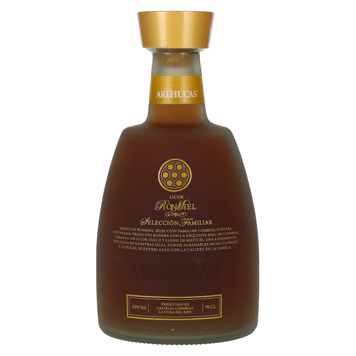 Arehucas Ron Miel Selección Familiar Licor 30% vol. 0,7l