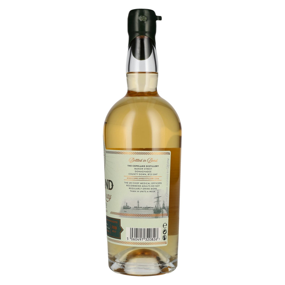 Copeland Distillery Merchant's Quay Banyuls &amp; PX Cask Green Label Ierse whisky 40% vol. 0,7 l