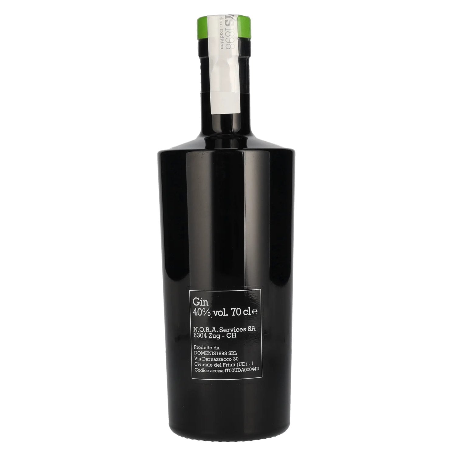 Domenis 1898 GIN NERO Bartender Edition 40% Vol. 0,7l