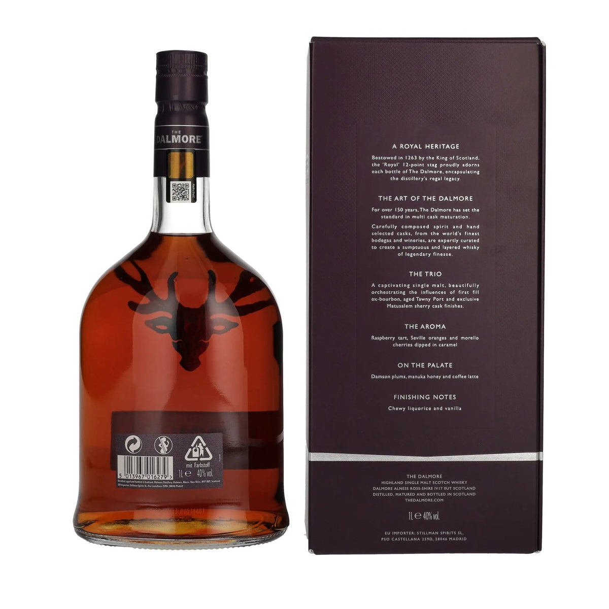 The Dalmore THE TRIO, whisky single malt des Highlands, 40 % vol., 1 l, dans un coffret cadeau