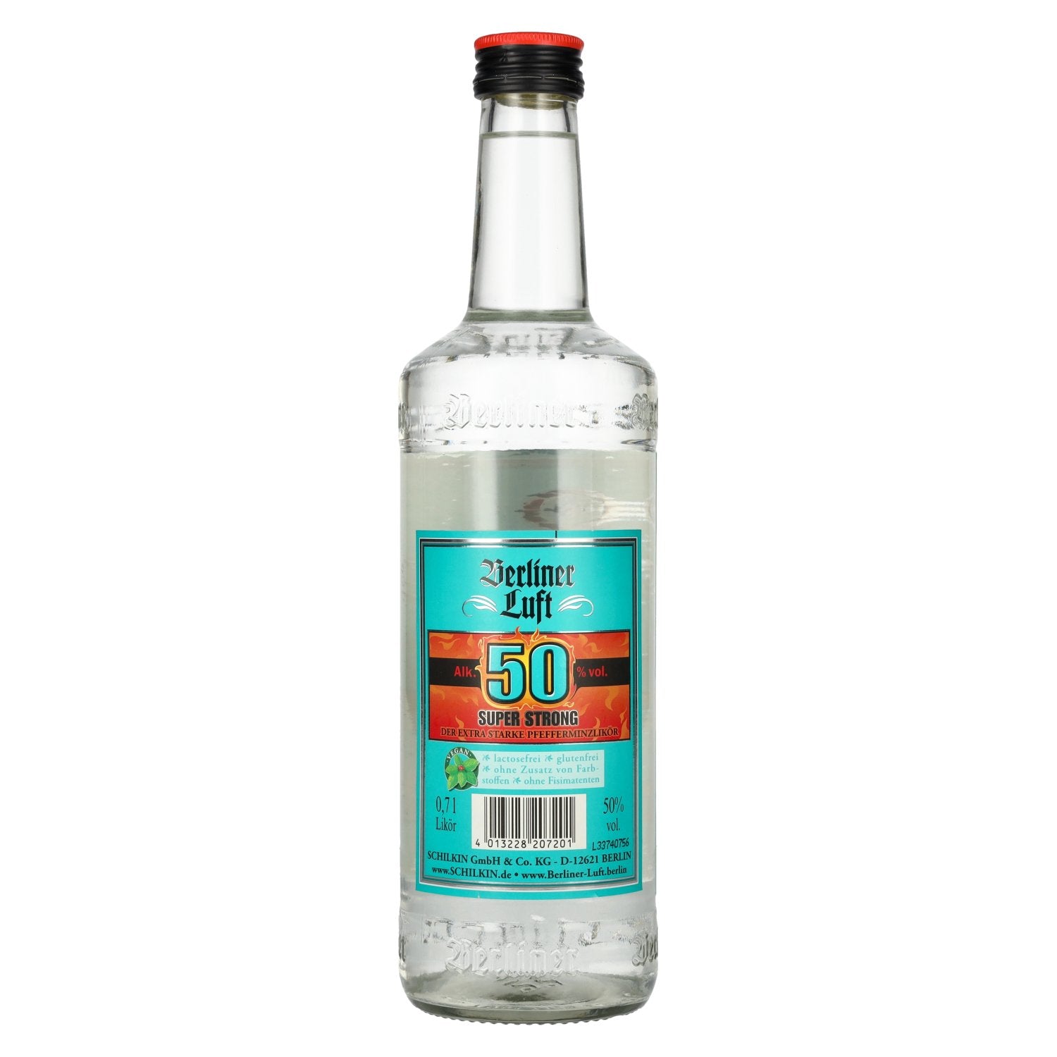 Berliner Luft SUPER STRONG Pfefferminzlikör 50% Vol. 0,7l