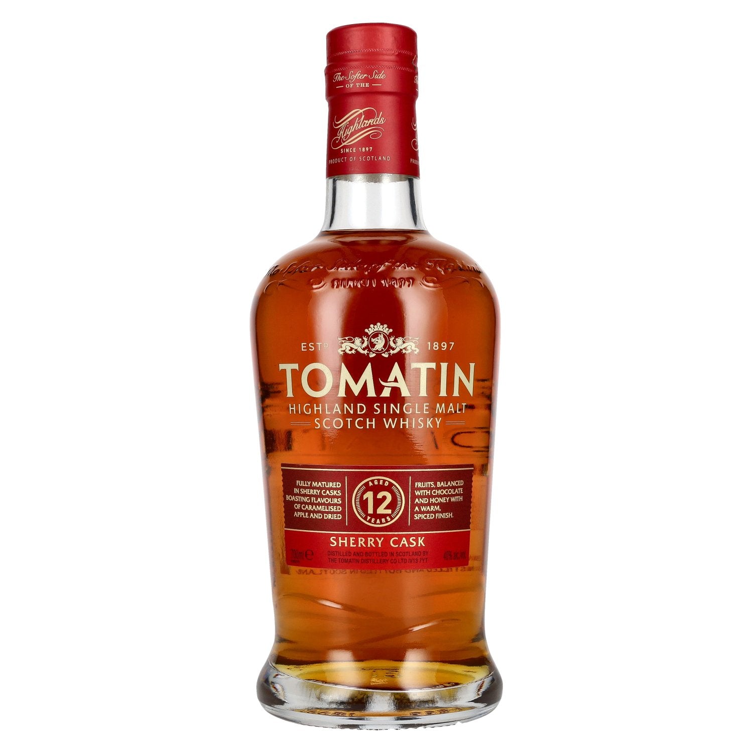 Tomatin 12 Years Old SHERRY CASK 40% Vol. 0,7l