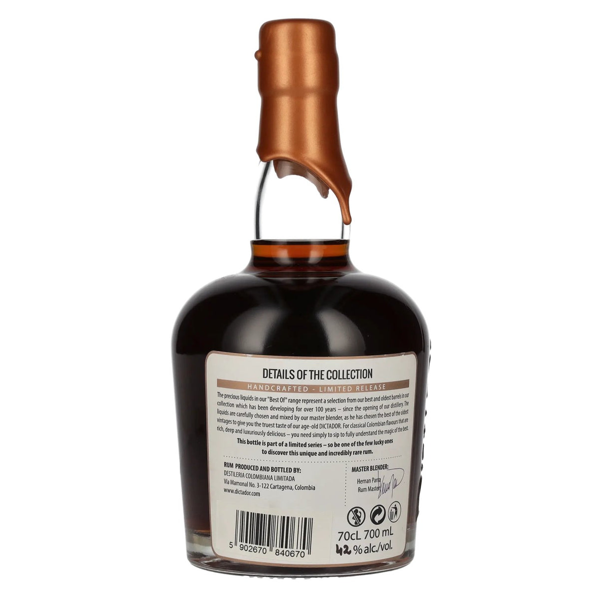 Dictador BEST OF 1977 EXTREMO Rum 42% Vol. 0,7l