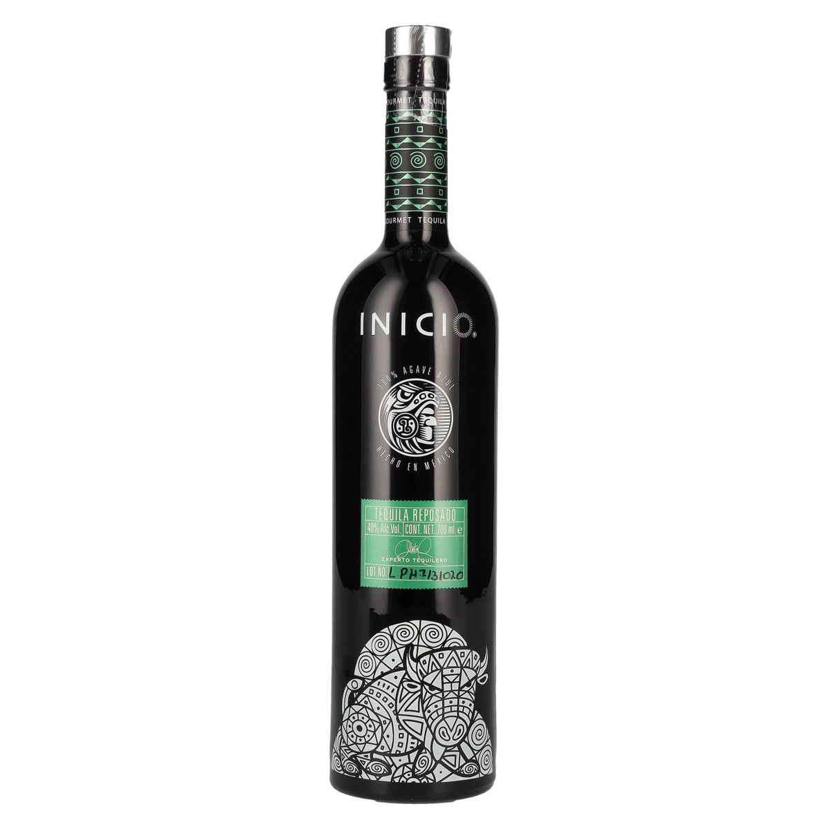 Inicio Tequila REPOSADO 100 % agave bleu - BISONTE 40 % vol. 0,7 l