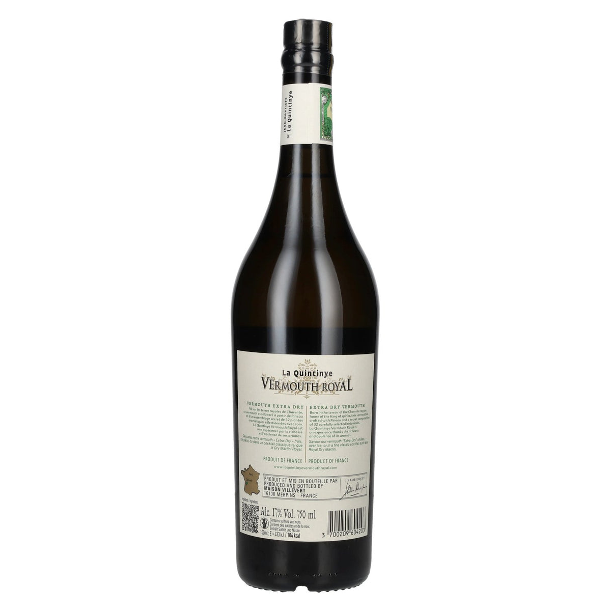 La Quintinye Vermouth Royal Extra Dry 17% Vol. 0,75l