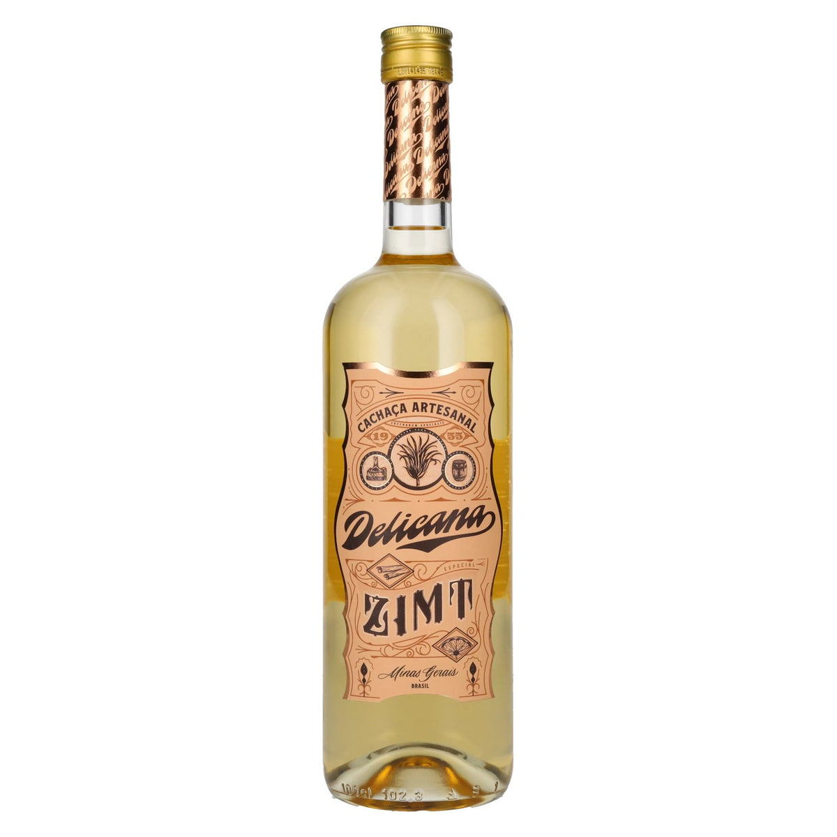 Delicana ZIMT Cachaça Artesanal Likör 28% Vol. 1l