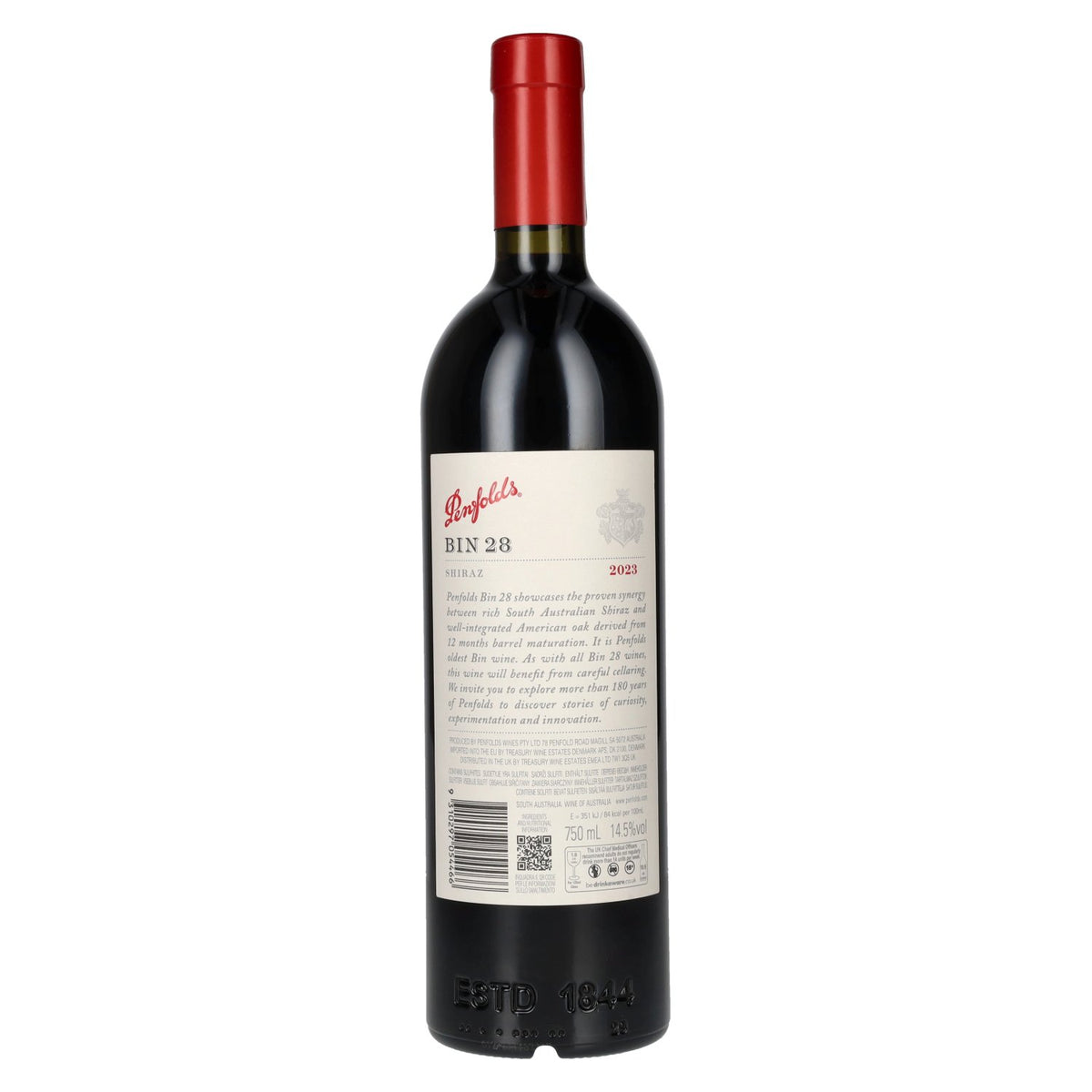 Penfolds BIN 28 Shiraz 2023 14,5% vol. 0,75 l