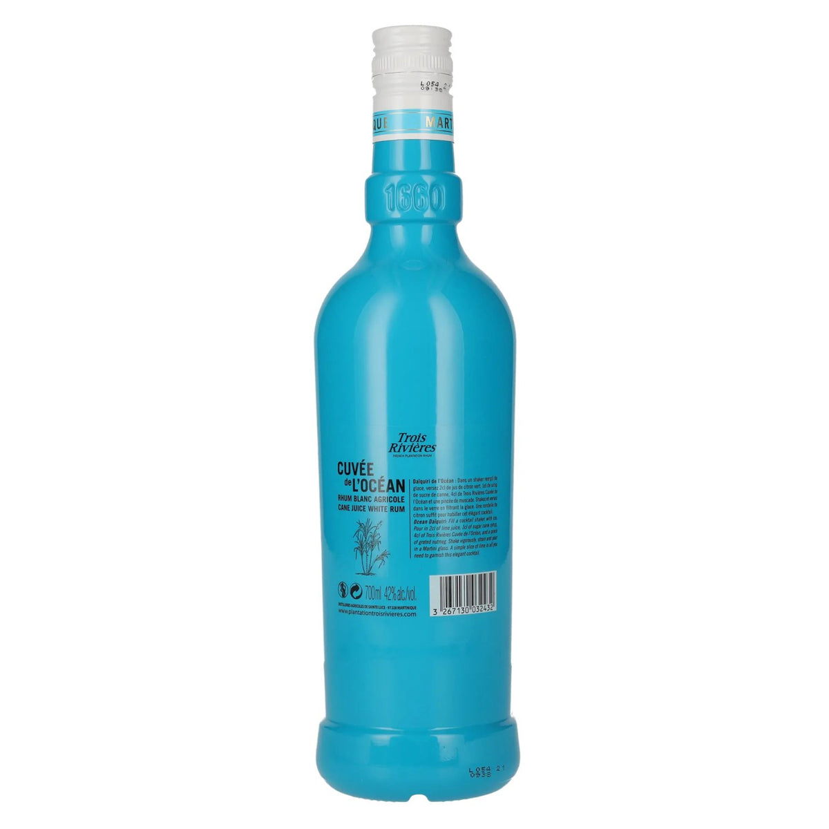 Trois Rivières CUVÉE DE L'OCÉAN Rhum 42 % vol. 0,7 l