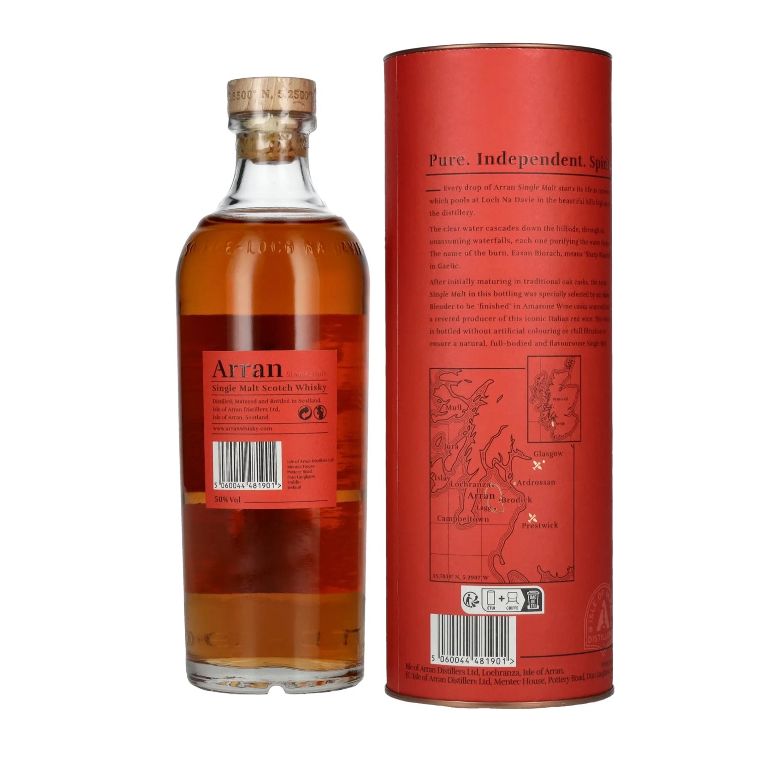 Arran Single Malt Scotch AMARONE CASK FINISH 50% vol. 0,7l en boîte cadeau