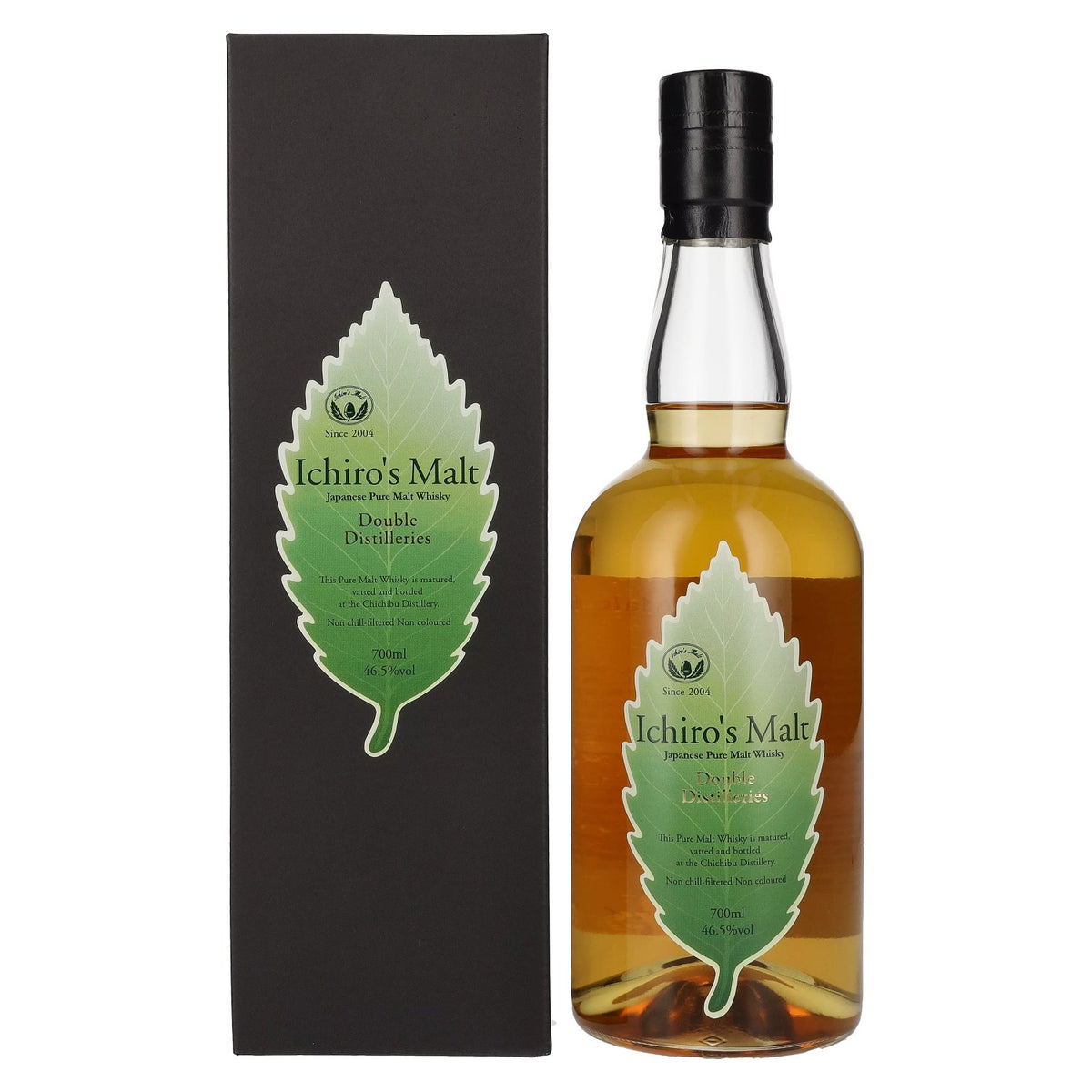 Chichibu Ichiro's Malt Double Distilleries Japanese Pure Malt Whisky 46,5% Vol. 0,7l en boîte cadeau