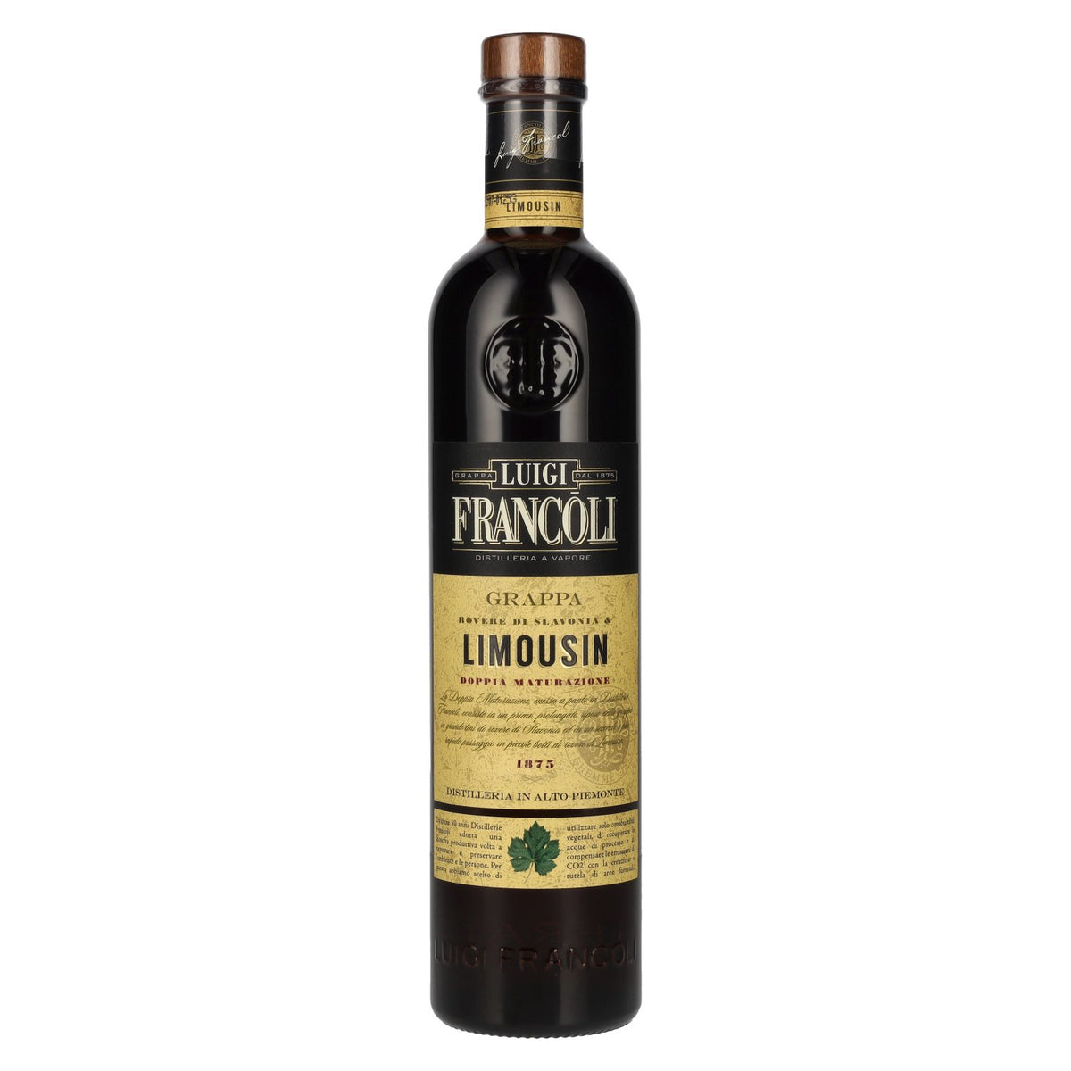 Luigi Francoli Grappa Rovere Di Slavonia & LIMOUSIN 42,5% Vol. 0,7l