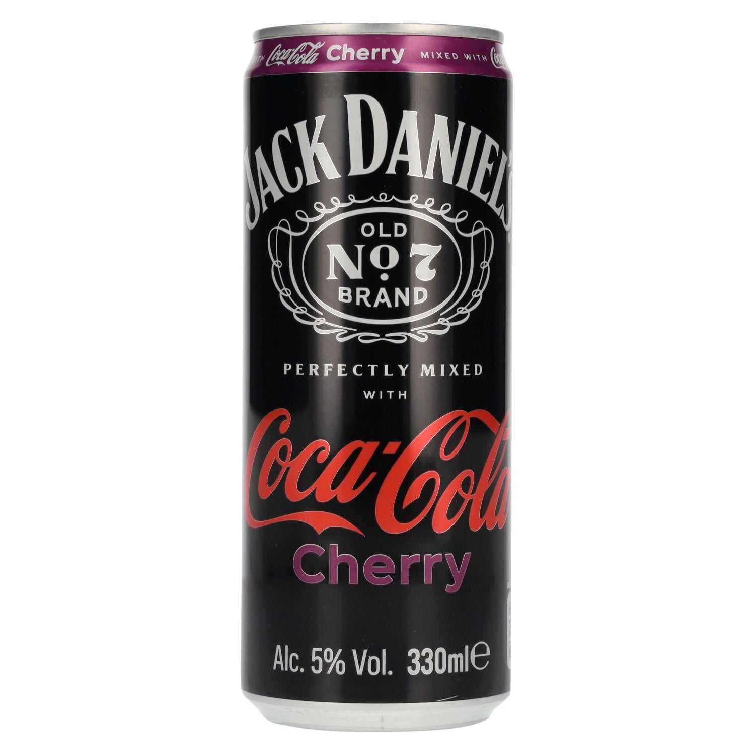 Jack Daniel's No. 7 Whiskey & Coca Cola CHERRY 5% Vol. 12x0,33l Dosen Pfand