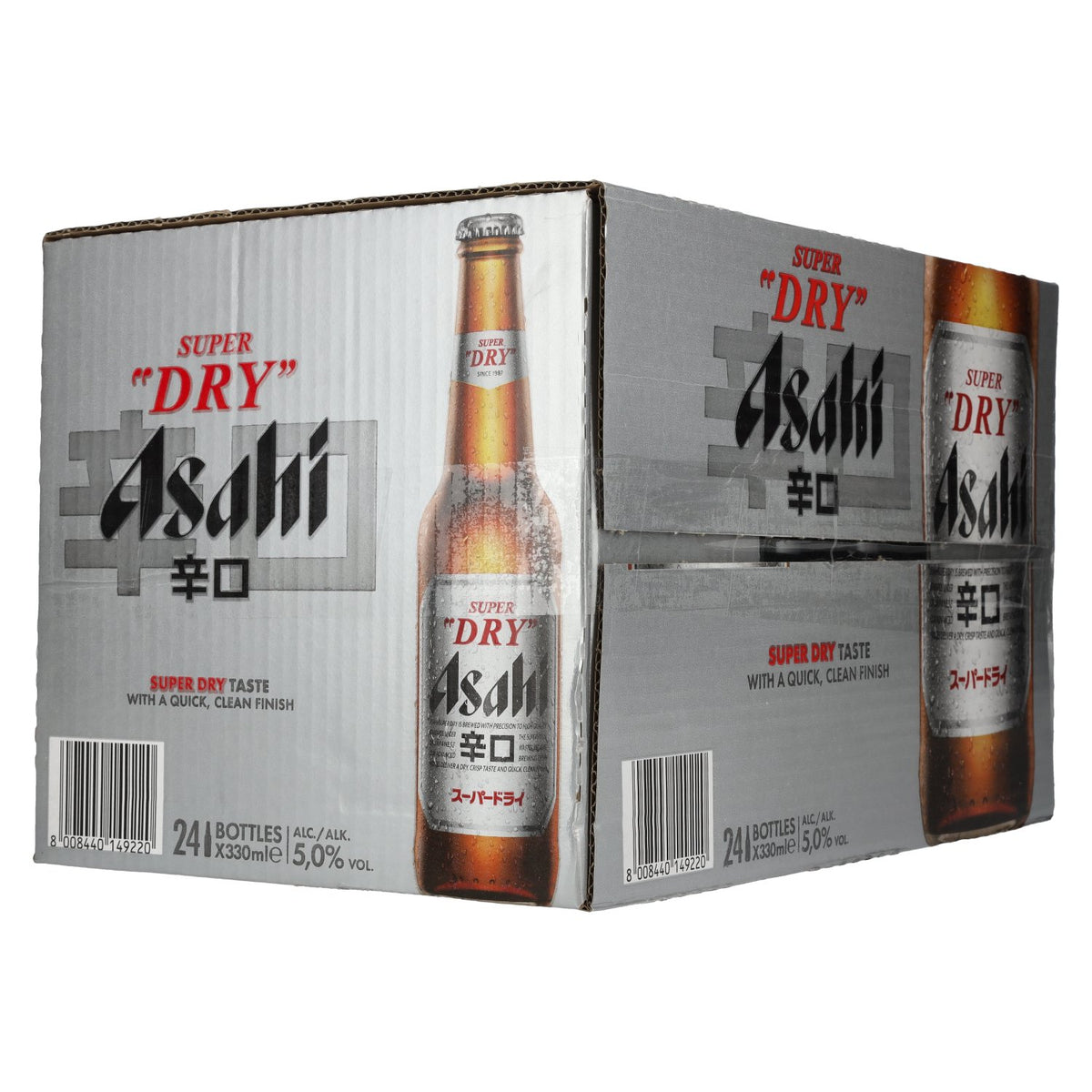 Bière Asahi Super Dry 5 % vol. 24 x 0,33 l