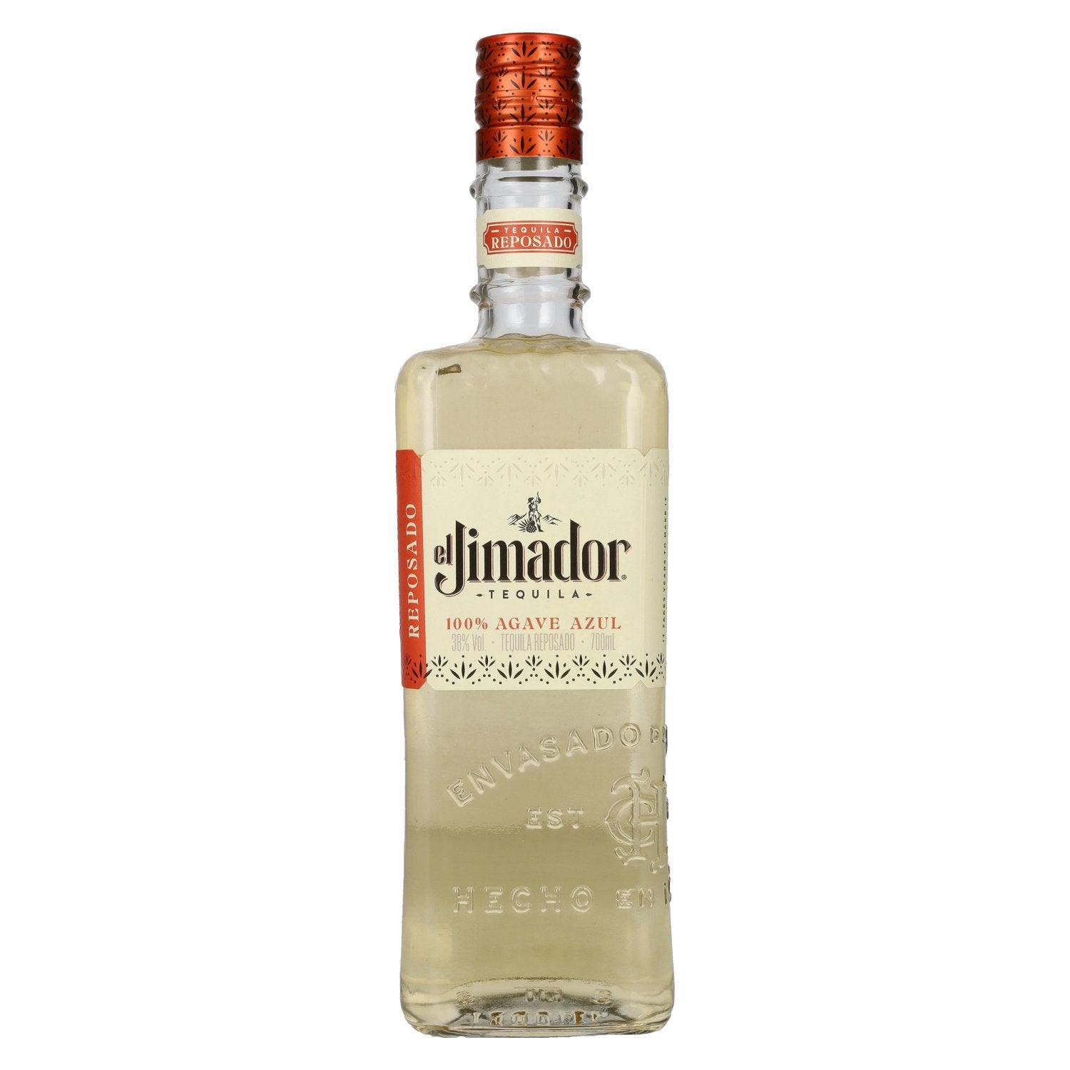 El Jimador Tequila Reposado 100% Agave Azul 38% Vol. 0,7l
