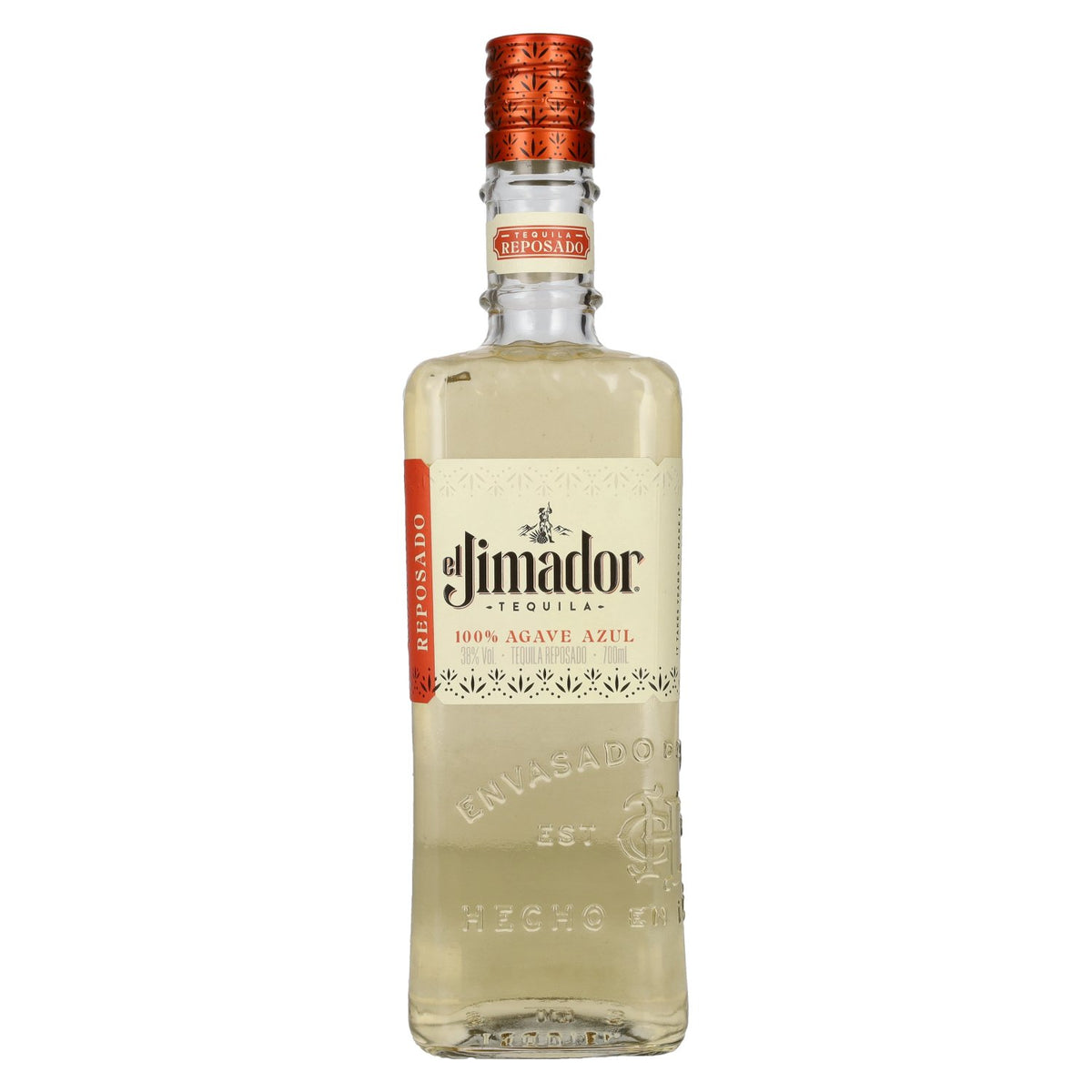 El Jimador Tequila Reposado 100% Agave Azul 38% Vol. 0,7l