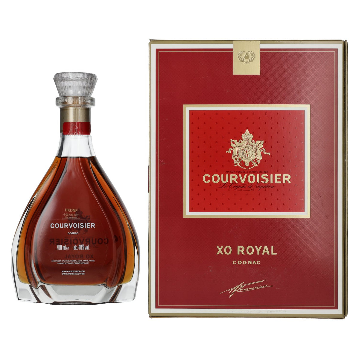 Courvoisier XO ROYAL Le Cognac de Napoléon 40% Vol. 0,7l in gift box