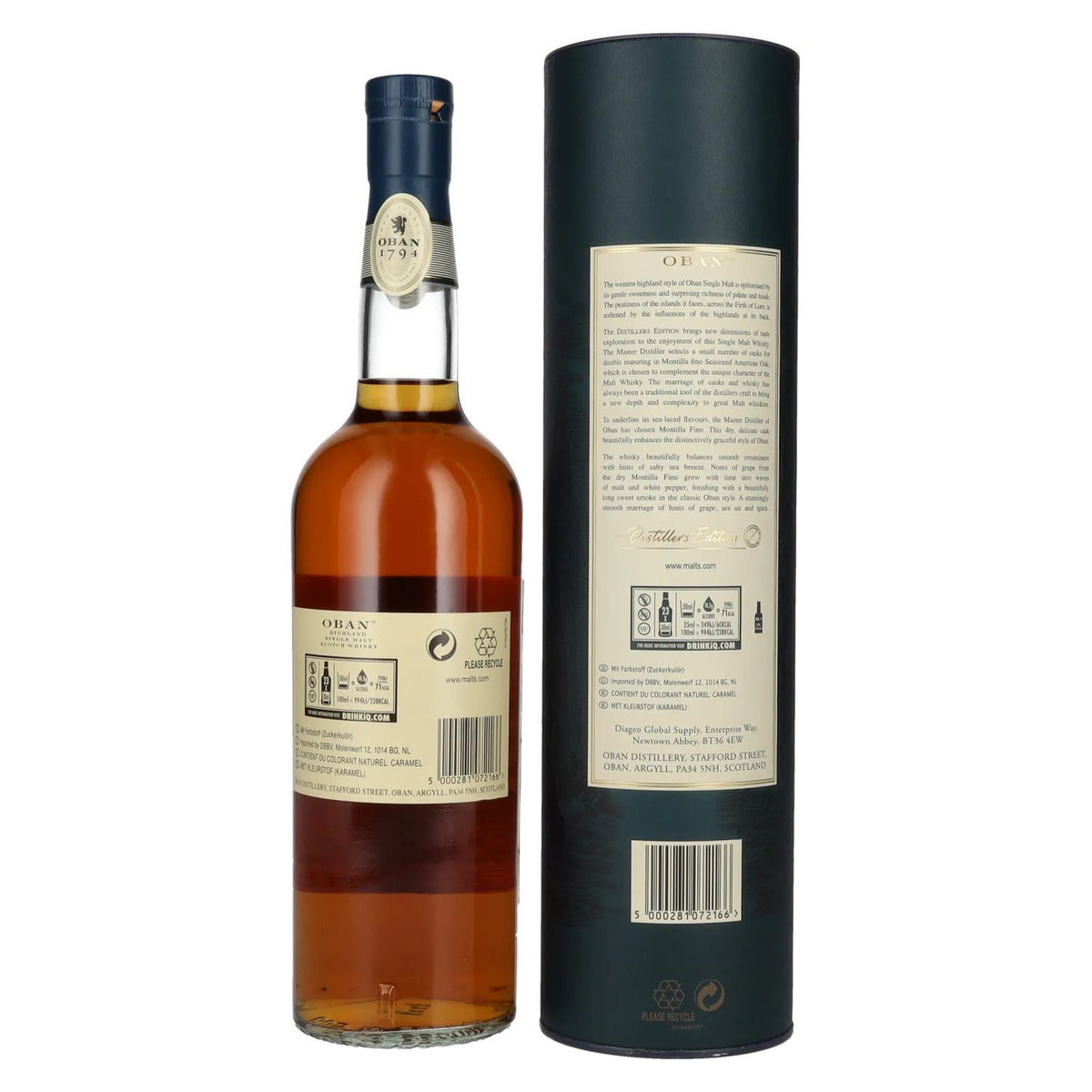Oban The Distillers Edition Double Matured 43% vol. 0,7 l in geschenkverpakking