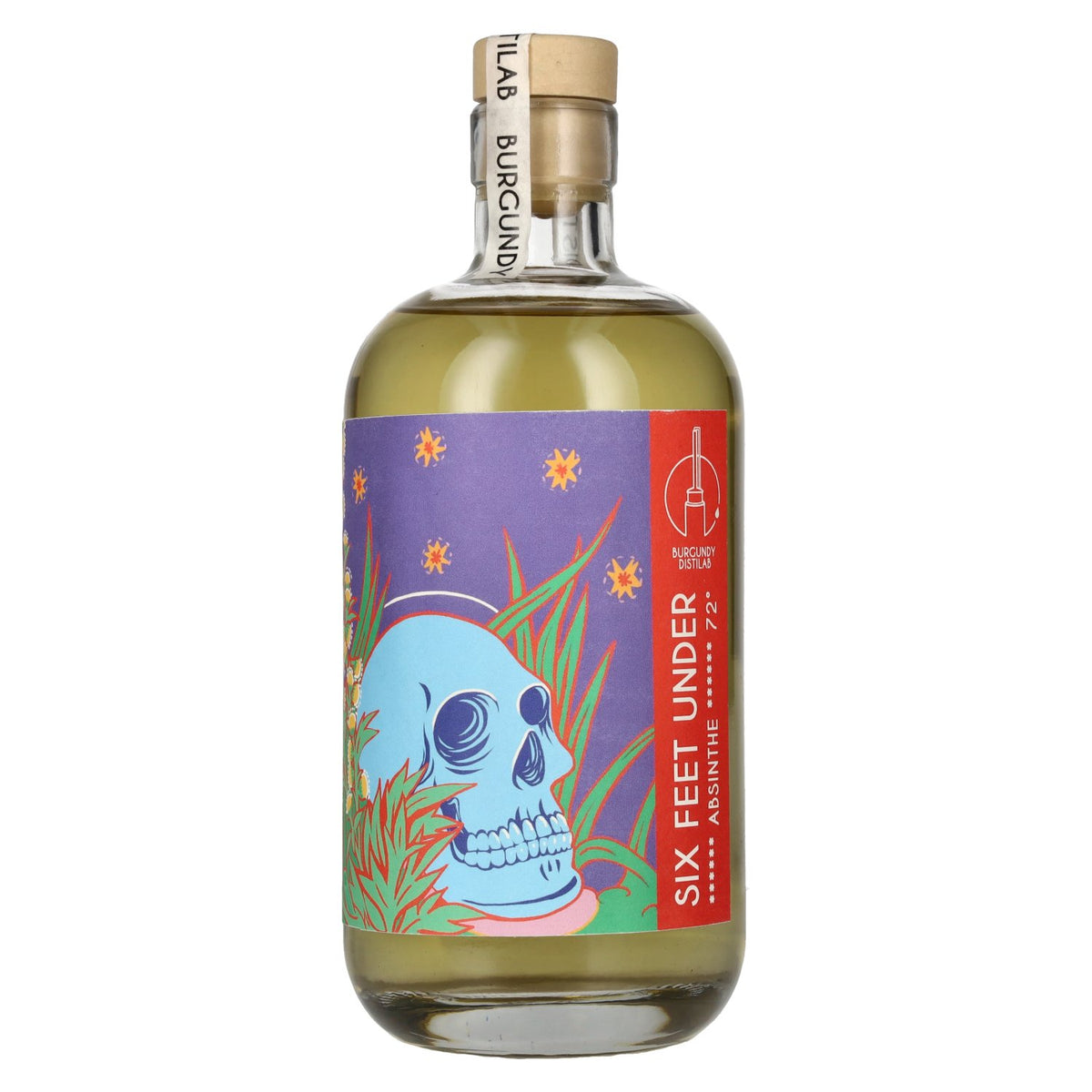 Burgundy Distilab Absinth Six Feet Under 72% Vol. 0,5l