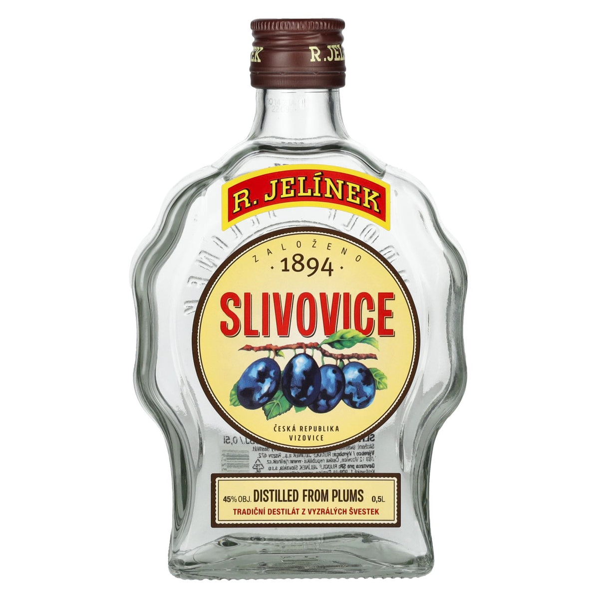 R. Jelínek Slivovice à la prune 45 % vol. 0,5 l
