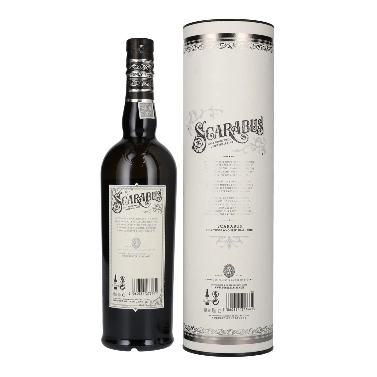 Hunter Laing SCARABUS 10 Years Old Islay Single Malt 46% ABV 0.7l in a gift box
