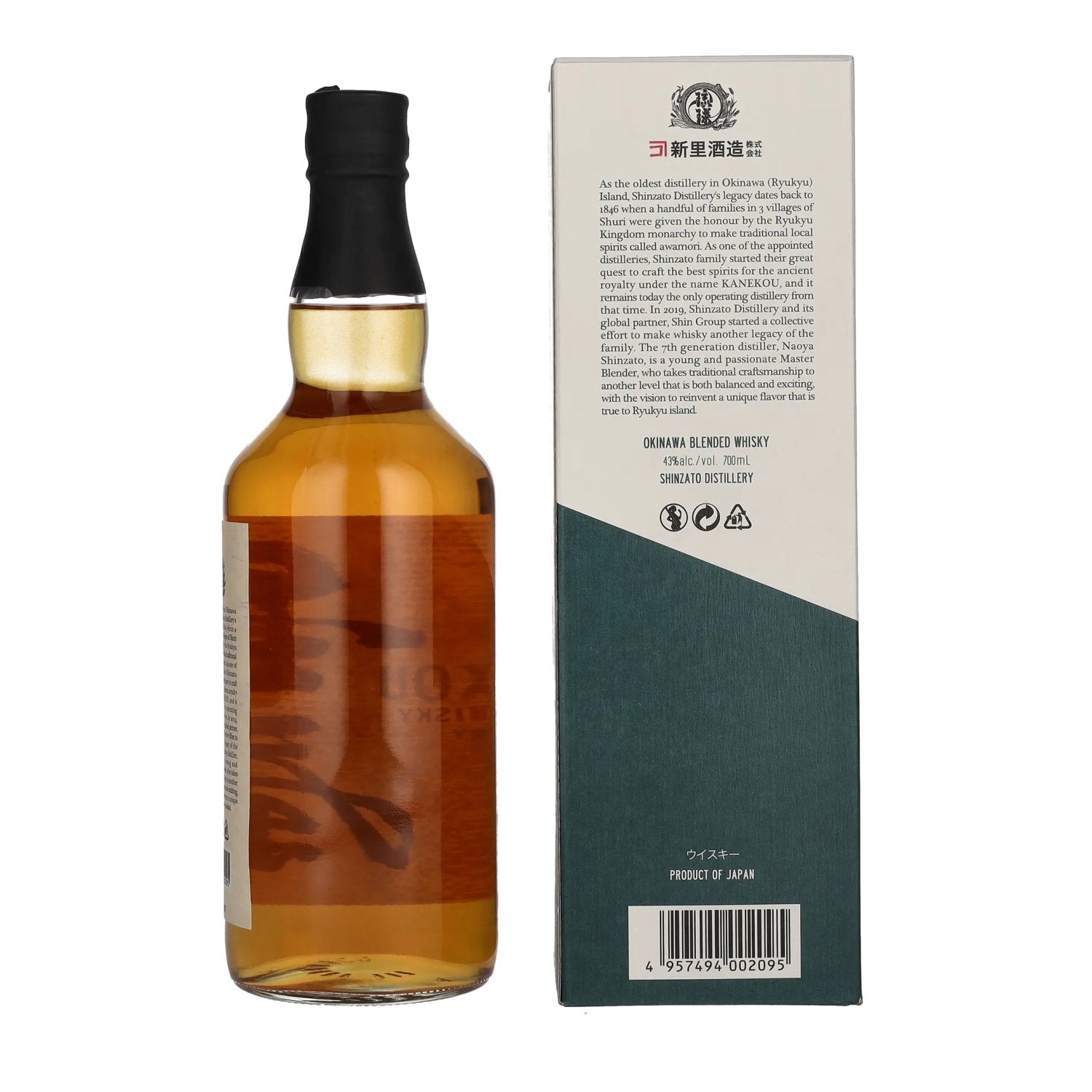 Kanekou Okinawa Blended Whisky 43% Vol. 0,7l in gift box