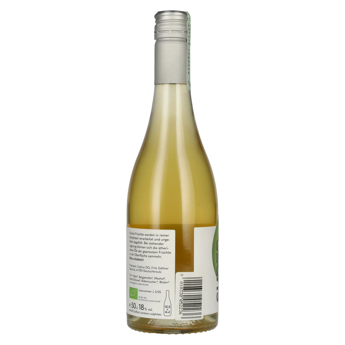 Super Cattivo Organic Bergamot Bitter Aperitif 18% ABV 0.5l