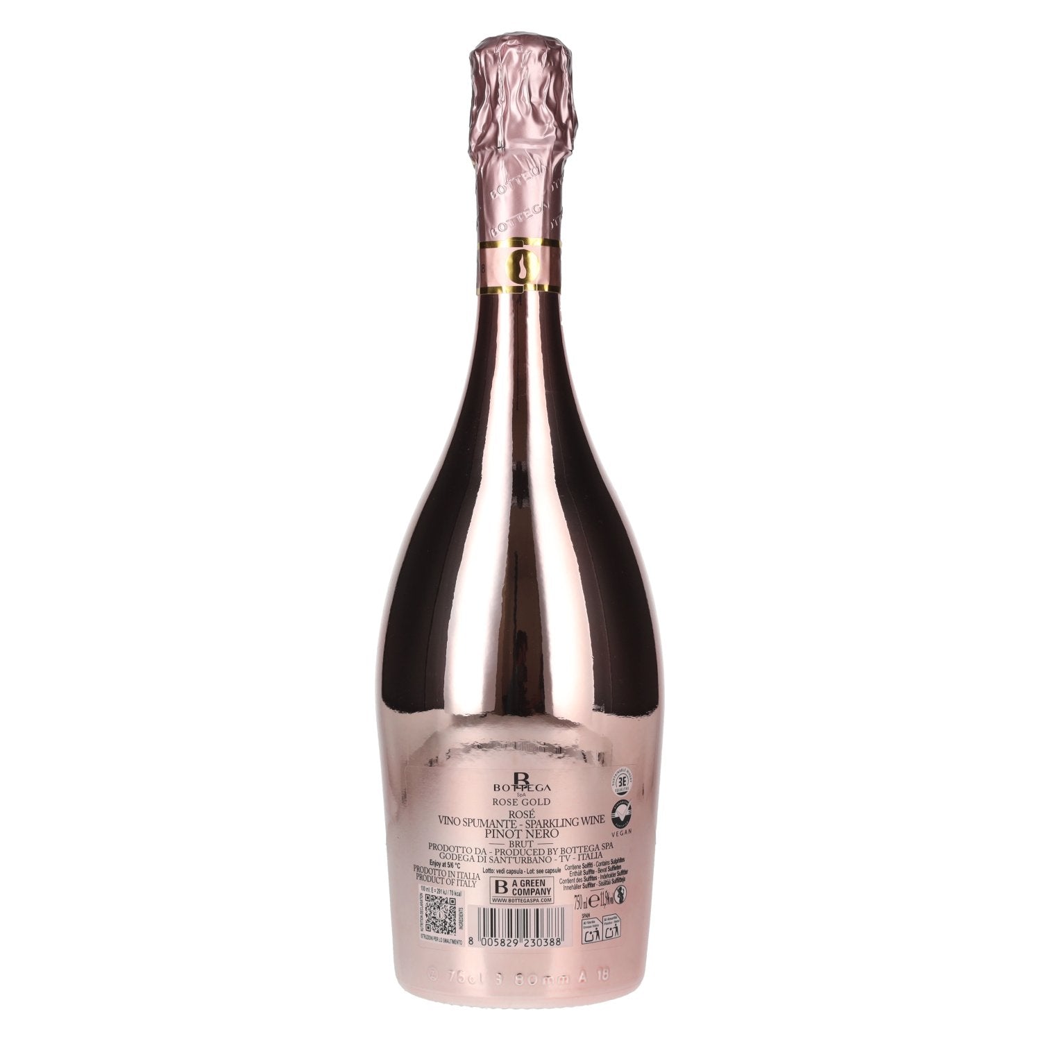 Bottega ROSE GOLD Vino Spumante Brut 2024 11,5% Vol. 0,75l