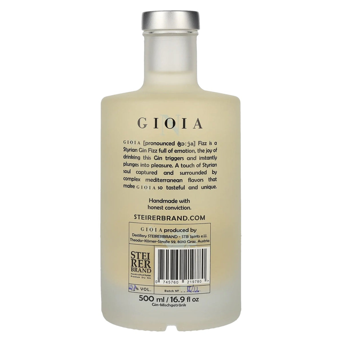 GIOIA Gin Fizz 23,7% Vol. 0,5l