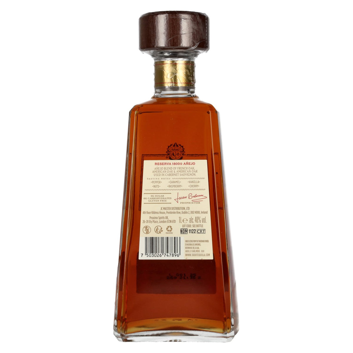 1800 Tequila AÑEJO Triple Cask 100 % agave 40 % vol. 1 l