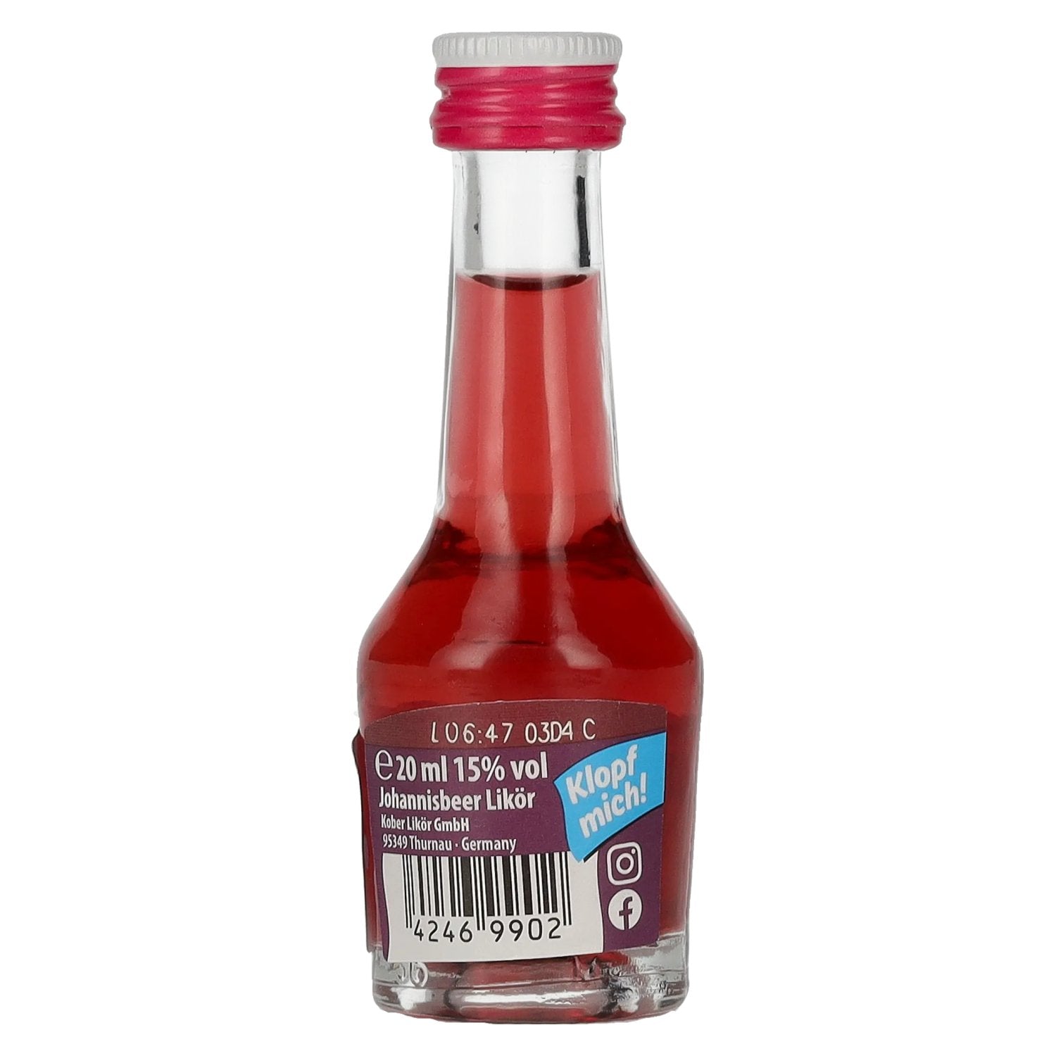 Kleiner Klopfer aalbessen 15% vol. 0,02 l