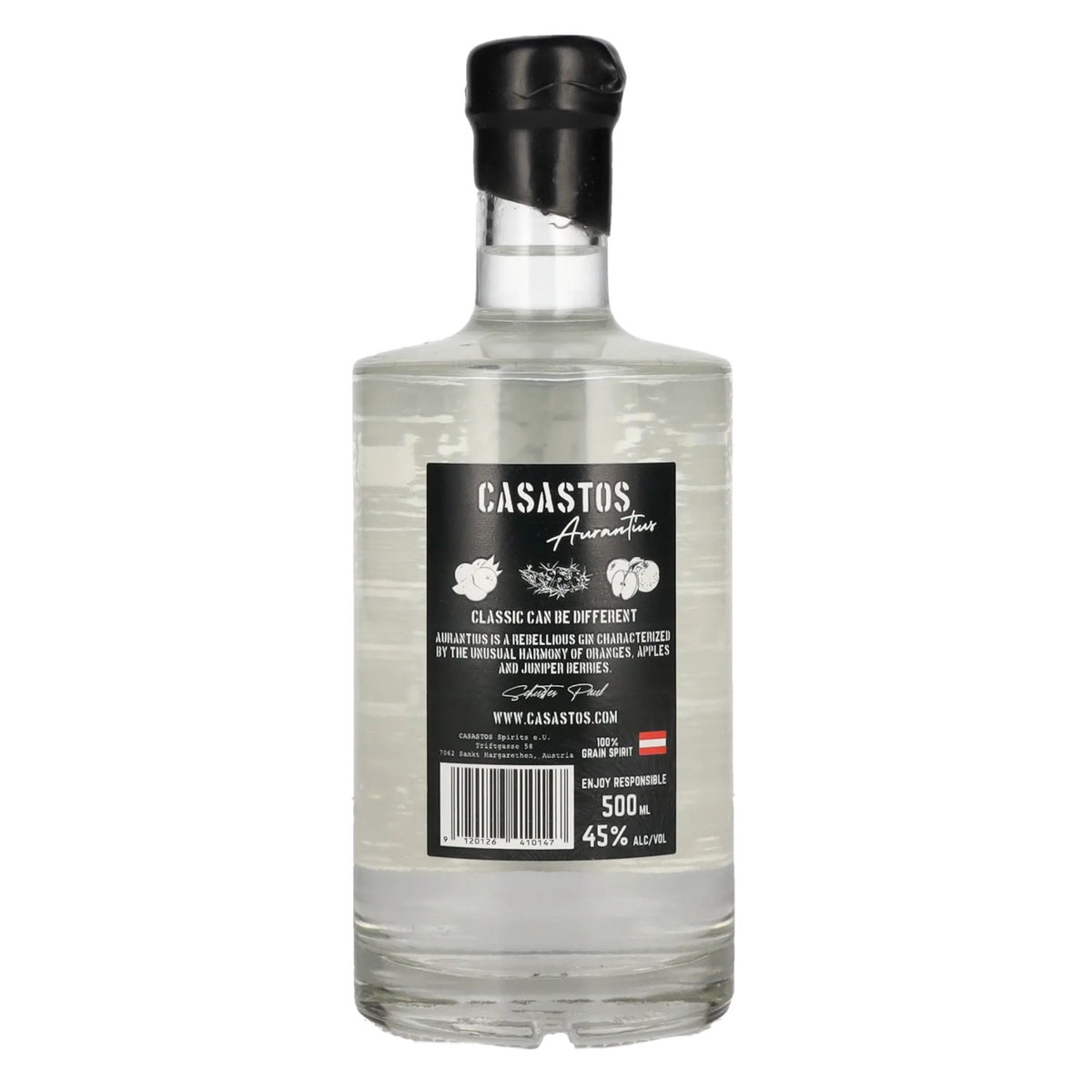 CASASTOS Oude Tom Gin Small Batch Aurantius 45% Vol. 0,5l