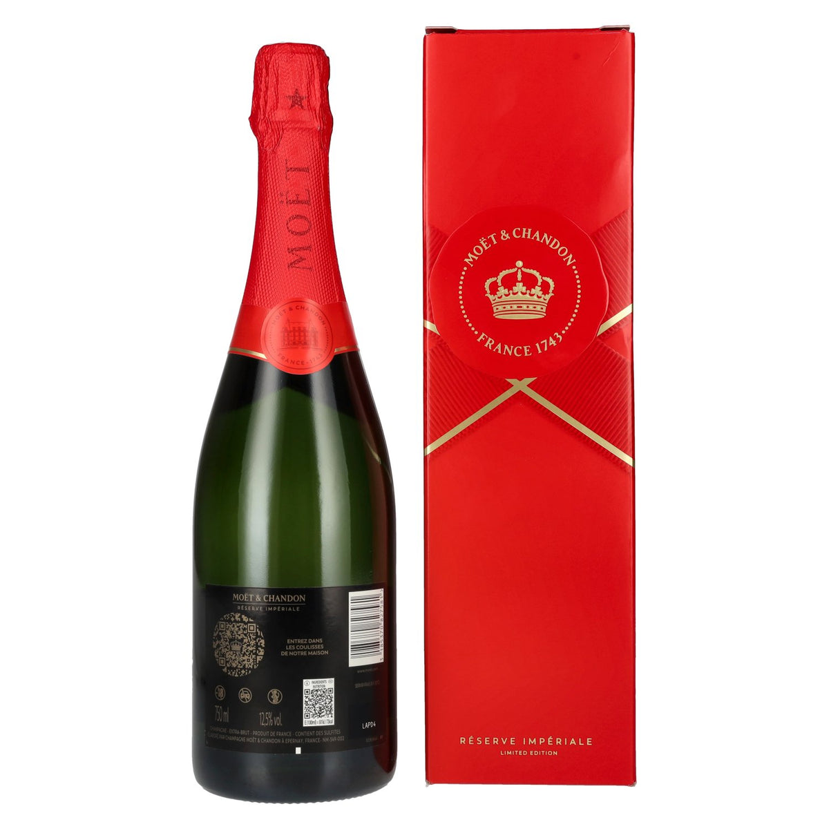 Moët & Chandon Champagne RÉSERVE IMPÉRIALE Brut Édition Limitée 12,5% Vol. 0,75l in Geschenkbox