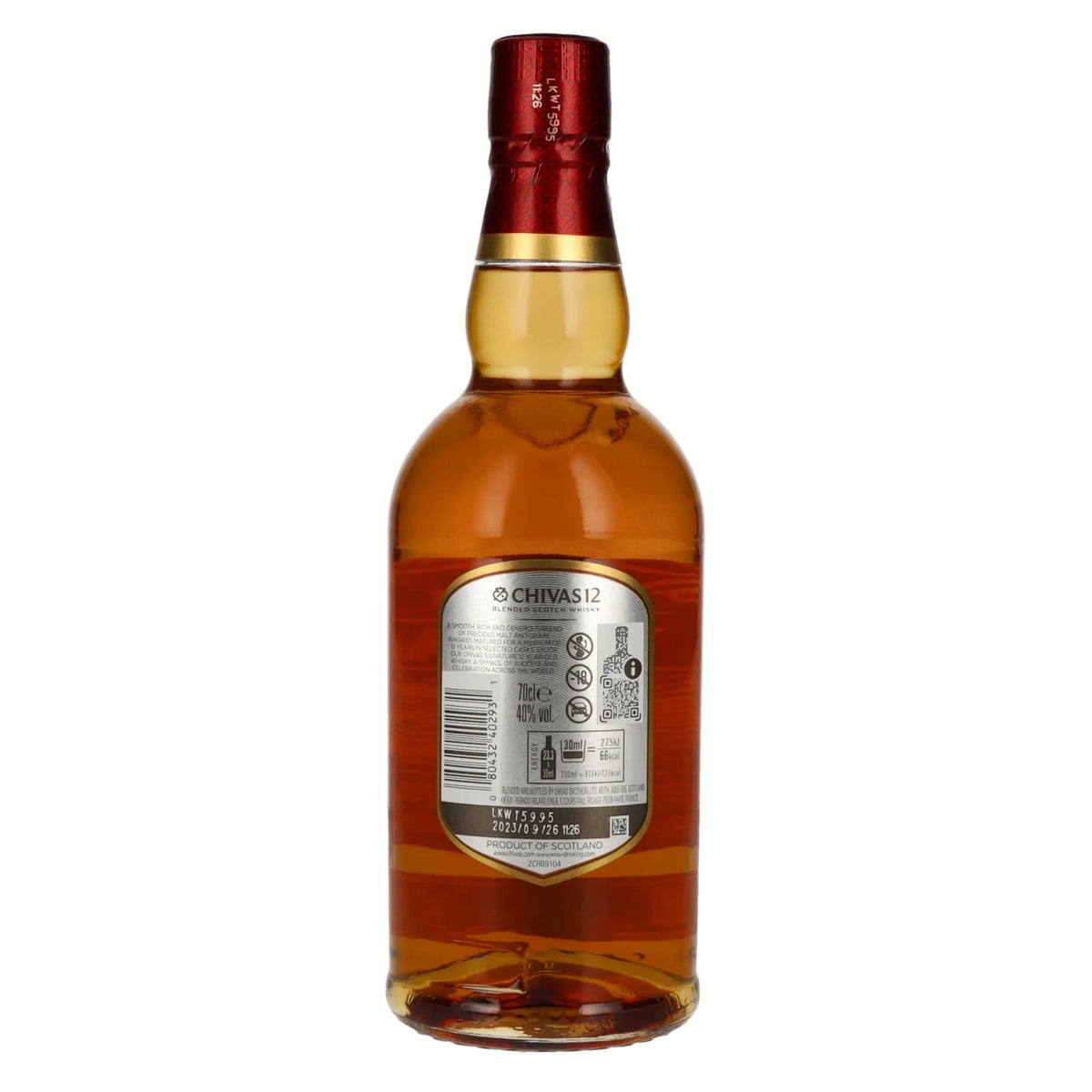 Chivas Regal 12 Years Old Blended Scotch Whisky 40% vol. 0,7 l