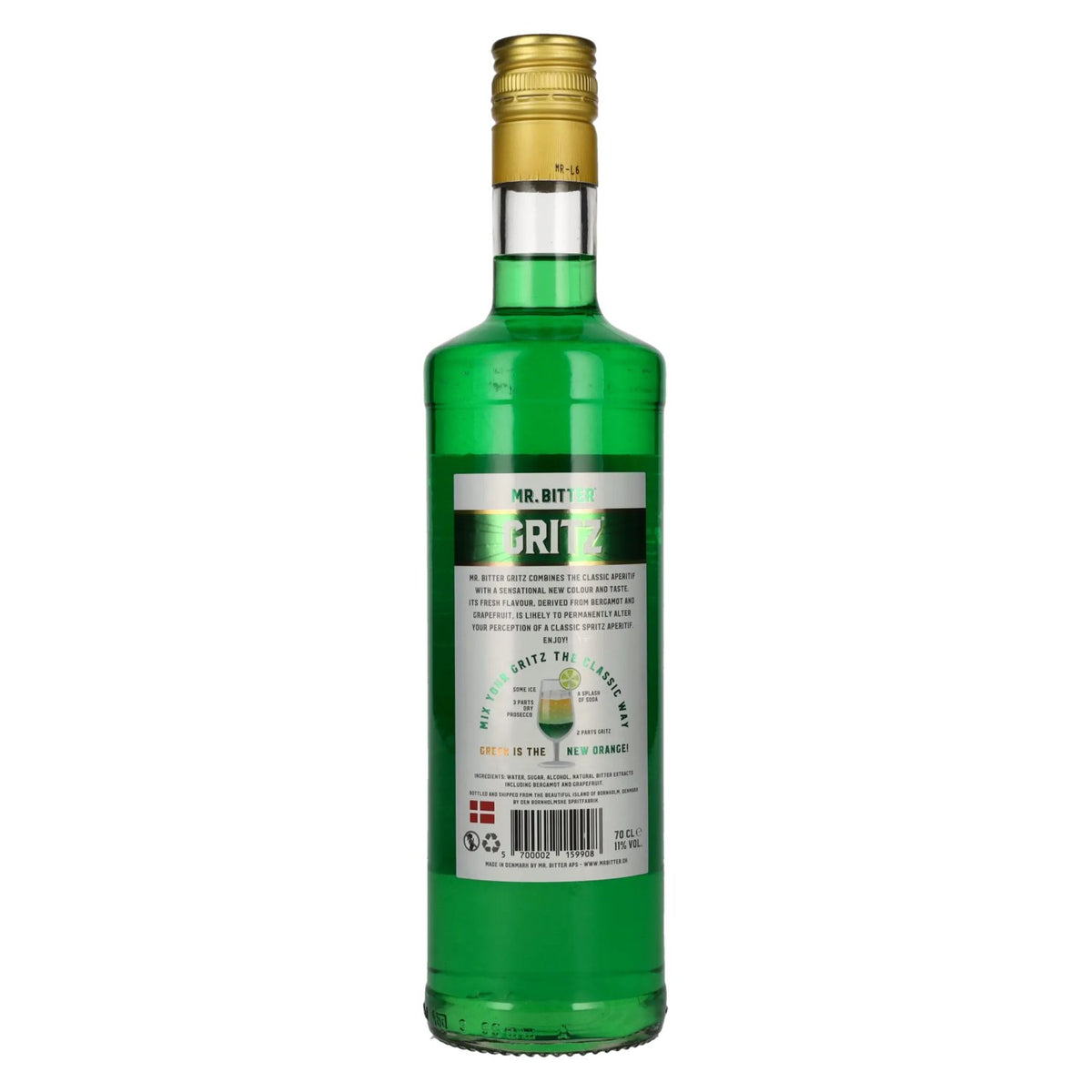 Mr. Bitter GRITZ Bergamote &amp; Pamplemousse 11 % vol. 0,7 l