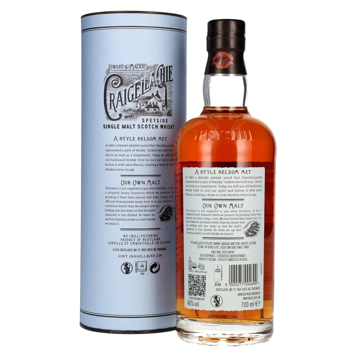 Craigellachie 17 Years Old Speyside Single Malt 46% vol. 0,7 l in geschenkverpakking