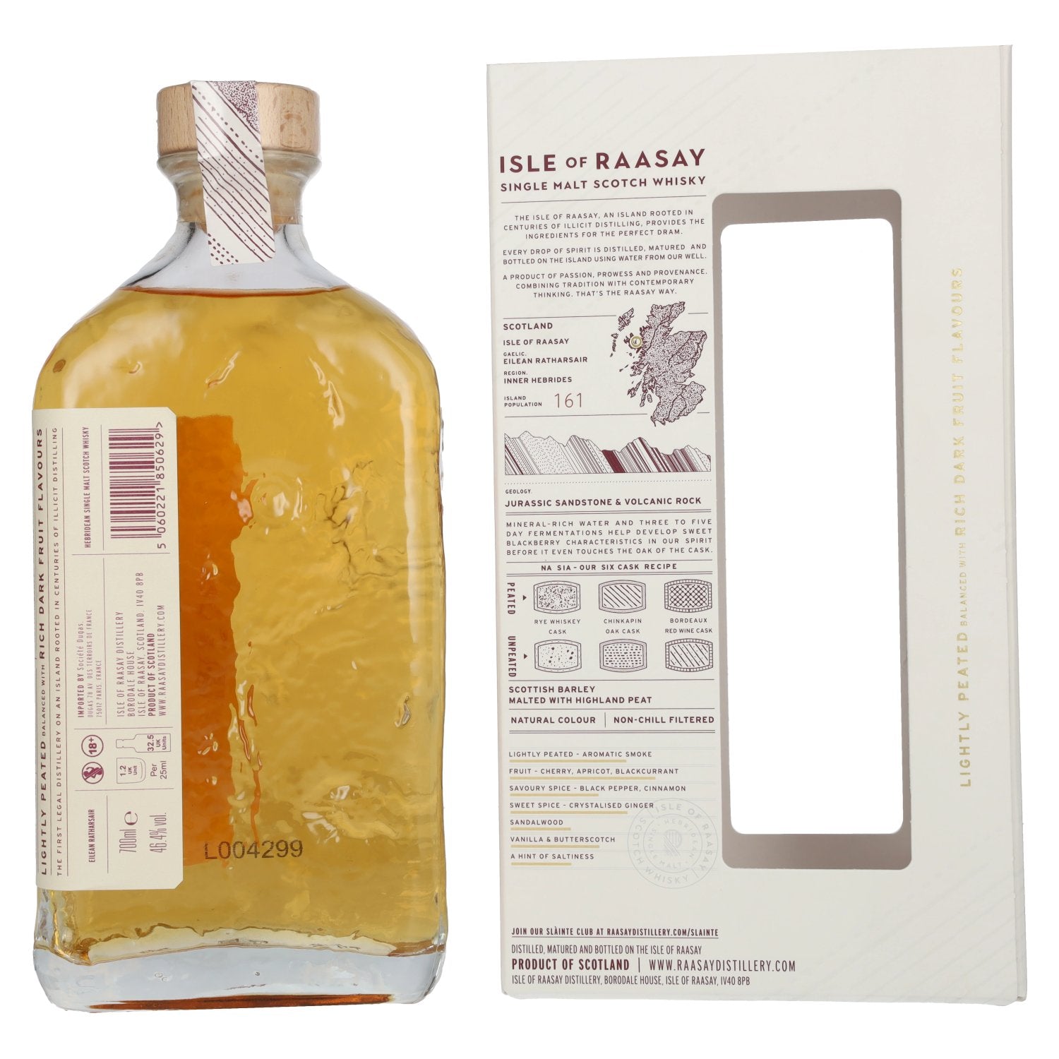 Isle of Raasay The Draam Hebridean Single Malt R-01.5.1 46,4% vol. 0,7 l in geschenkverpakking