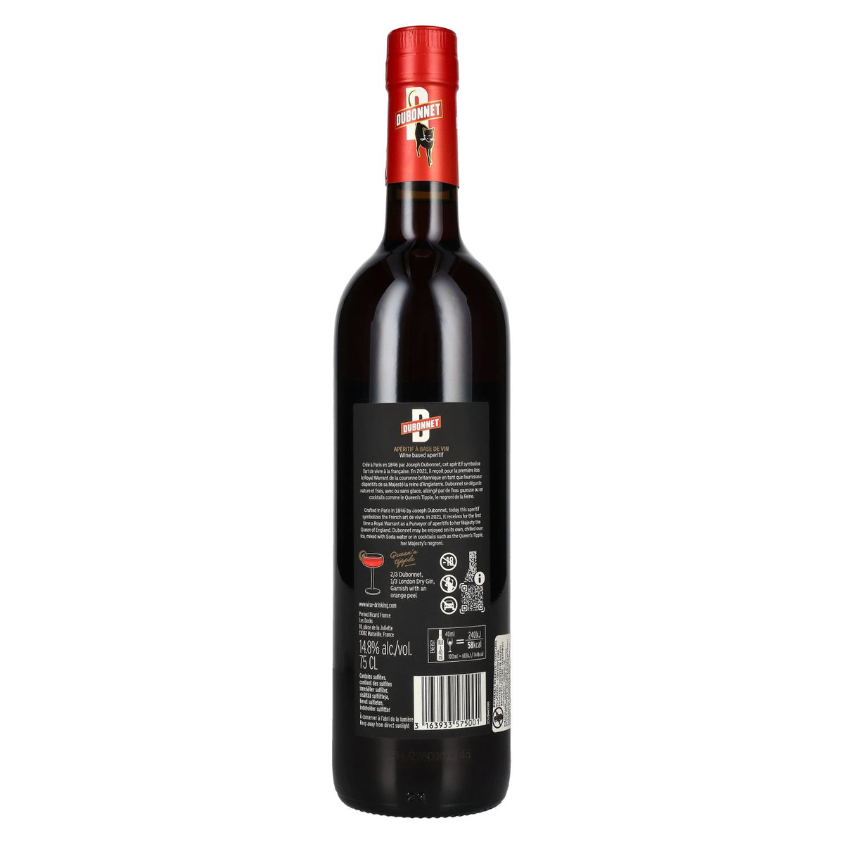 Dubonnet Rouge 14,8% Vol. 0,75l