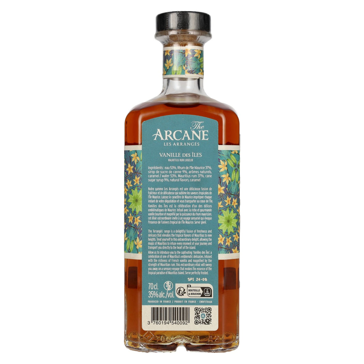 Arcane Les Arrangés VANILLE DES ÍLES 35% ABV 0.7l