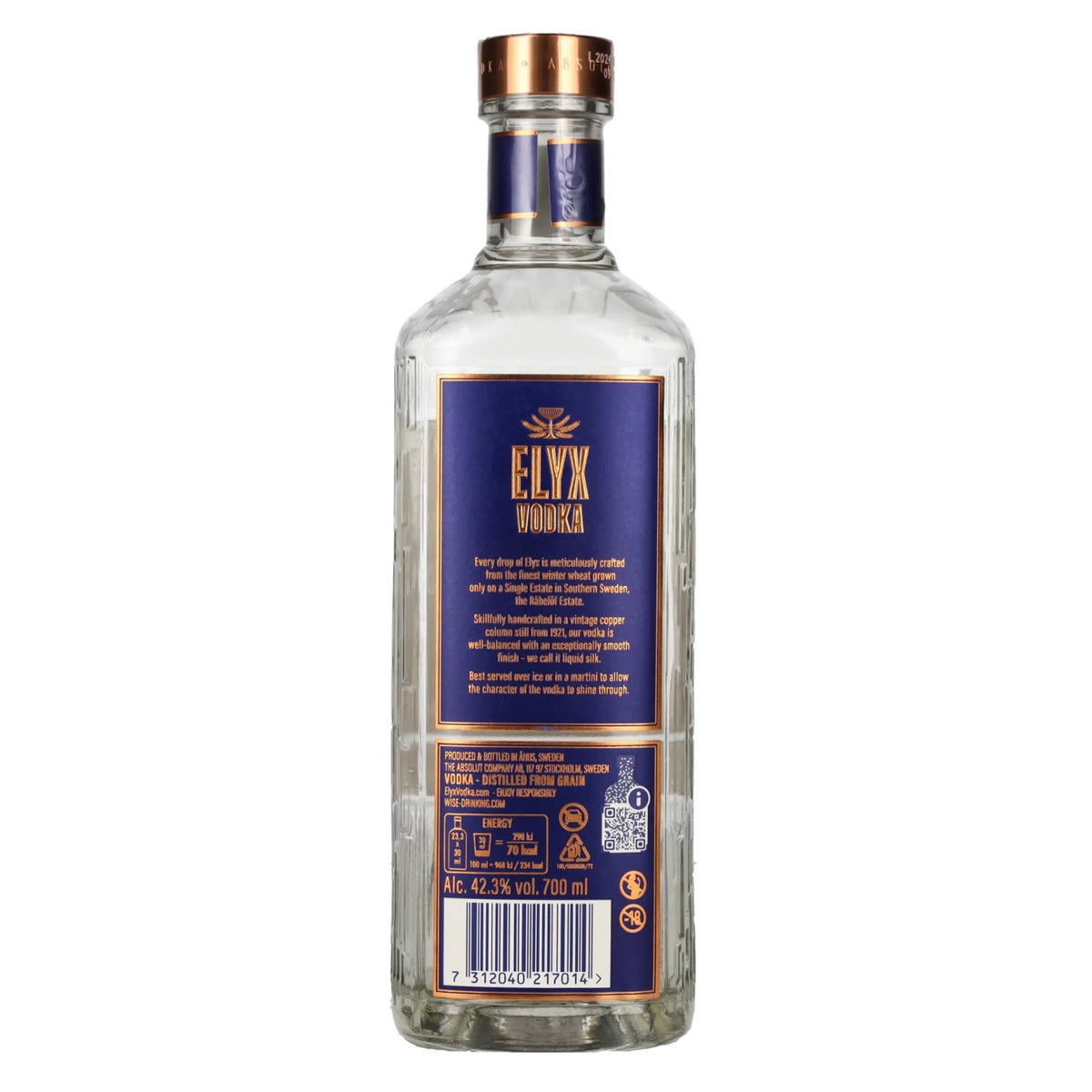 Absolut Vodka ELYX 42,3% Vol. 0,7l