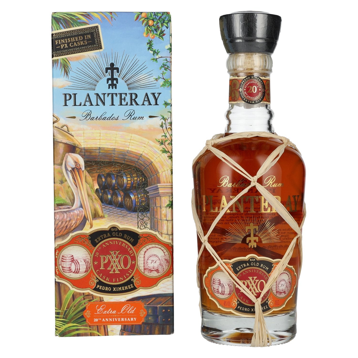 Planteray Rum PXXO 20th Anniversary Barbados Rum 40% Vol. 0,7l in gift box