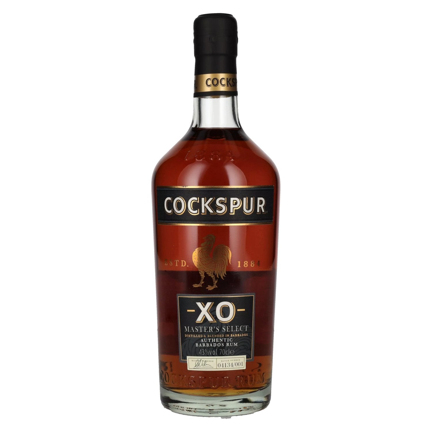 Cockspur XO MASTER'S SELECT Authentieke Barbados Rum 43% Vol. 0,7l