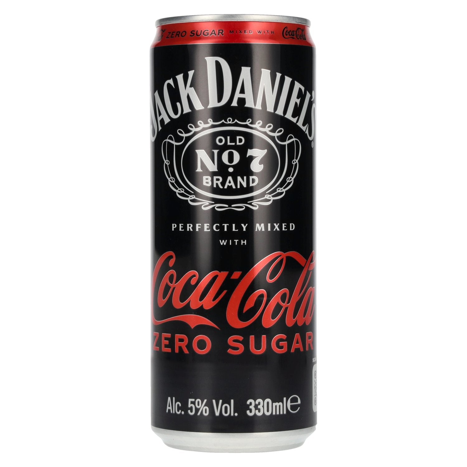 Jack Daniel's No. 7 Whiskey & Coca Cola ZERO SUGAR 5% Vol. 0,33l Dose Pfand