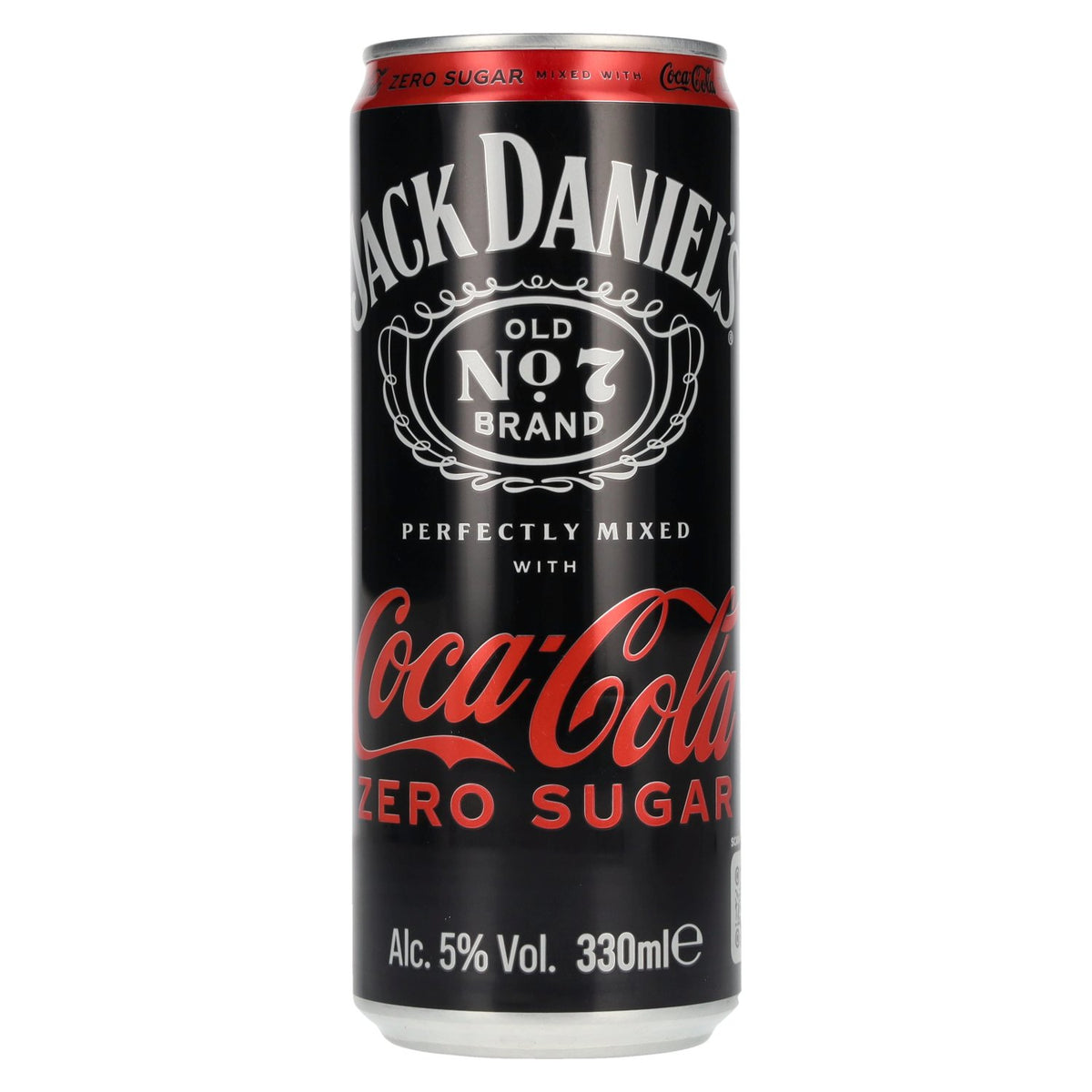 Jack Daniel's No. 7 Whiskey & Coca Cola ZERO SUGAR 5% Vol. 0,33l Dose Pfand