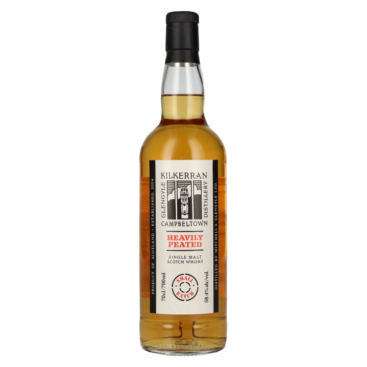 Kilkerran Glengyle Distillery Heavily Peated Small Batch Single Malt Whisky Batch 12 58,4% Vol. 0,7l